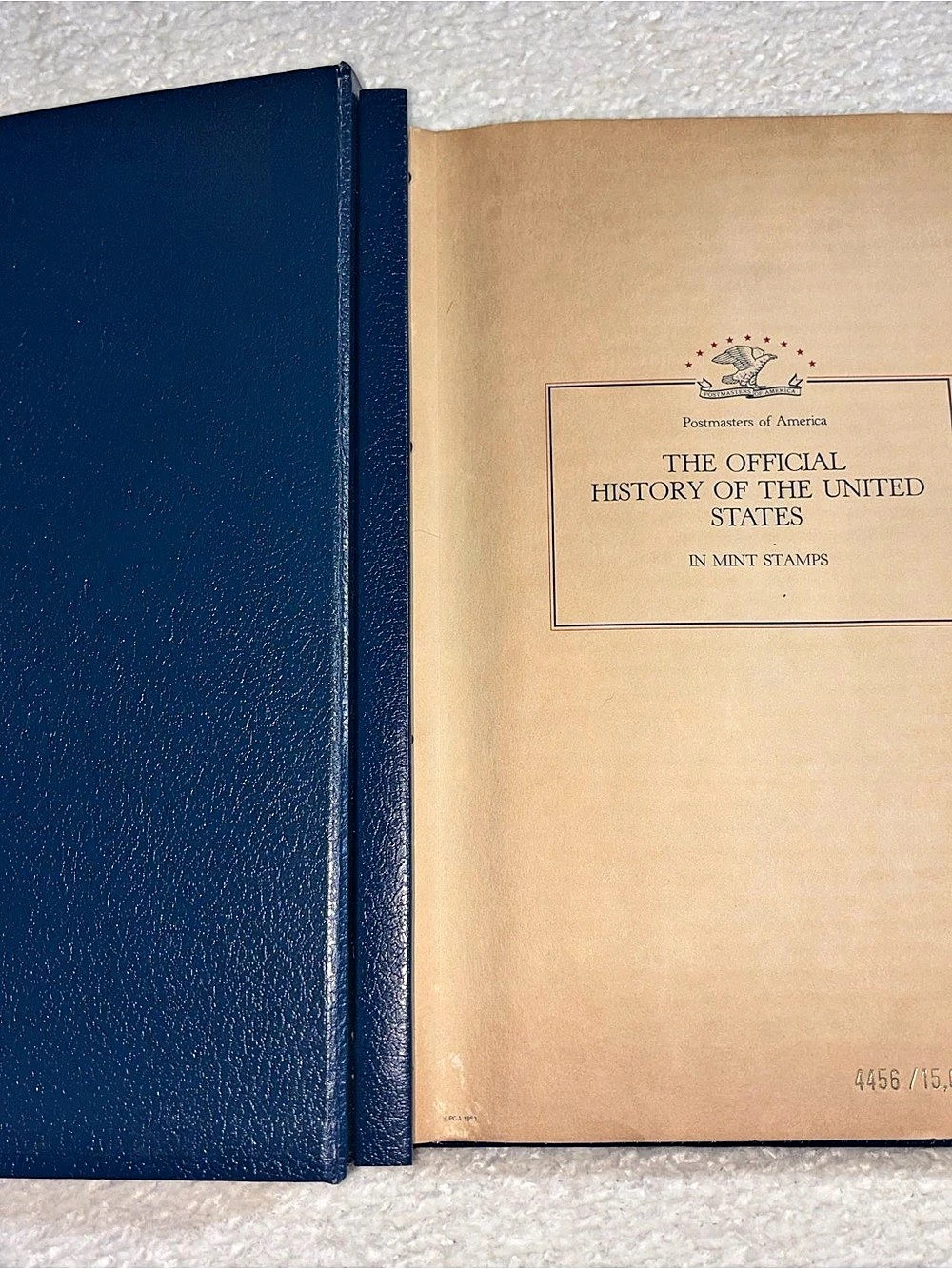 The Official History of the United States in Mint Stamps Album Blue